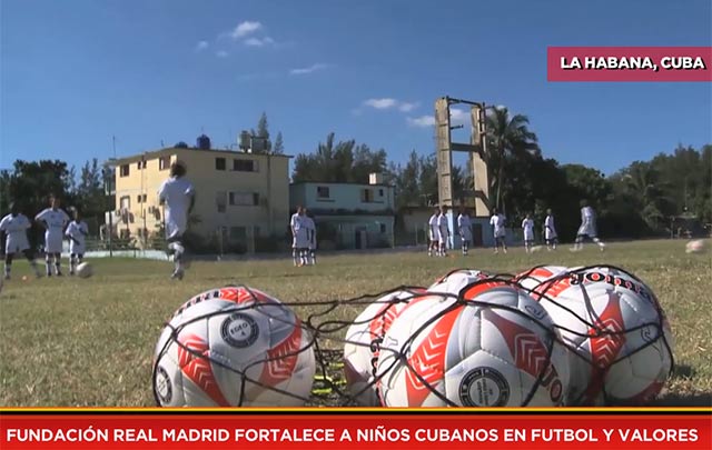 Fundación Real Madrid fortalece a niños cubanos en fútbol y valores