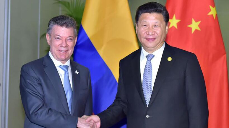China respalda proceso de paz en Colombia, dice Xi