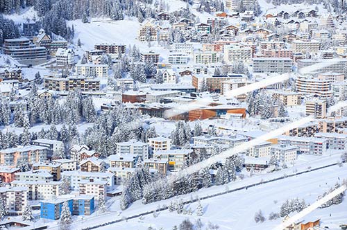 Davos, preparada para la 47 Reunión Anual del Foro Económico Mundial