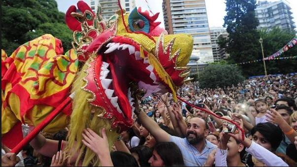 Festejan en Buenos Aires llegada del Año Nuevo chino