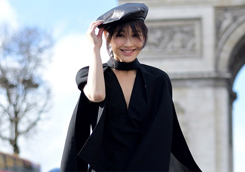 Fotos de actriz Chen Ran en París