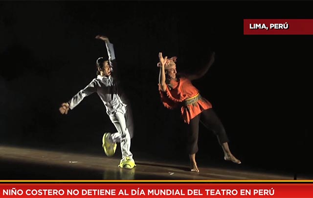 Niño costero no detiene al Día Mundial del Teatro en Perú