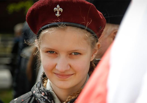 Ceremonia para conmemorar Día de Bandera Nacional en Polonia