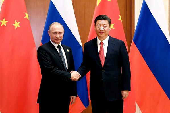 (Franja y Ruta) Presidente chino destaca papel de China y Rusia en protección de paz y estabilidad mundiales