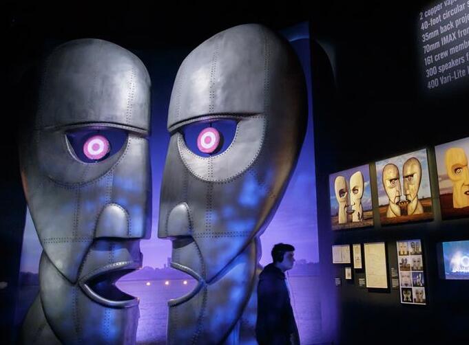 Los ''restos mortales'' de Pink Floyd se exhiben en Londres