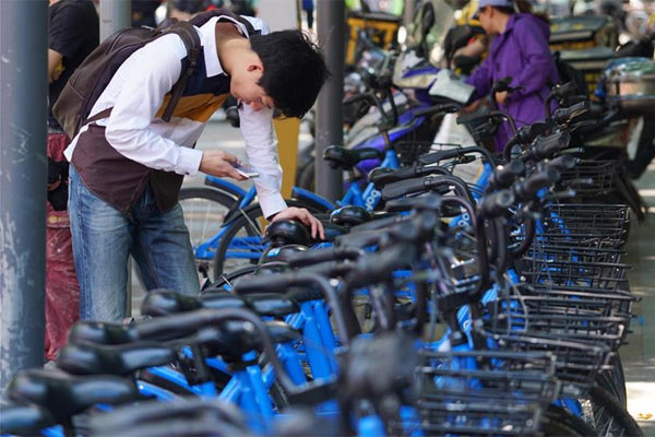 China considera regular floreciente sector de bicicletas 
compartidas