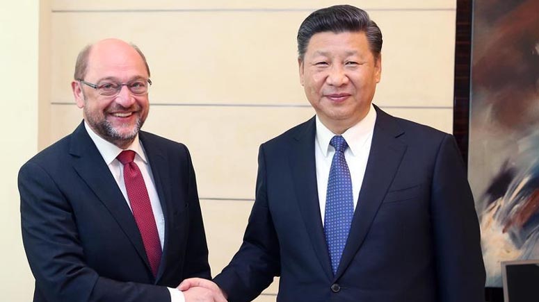 Presidente chino conversa con líder socialdemócrata alemán sobre relaciones bilaterales