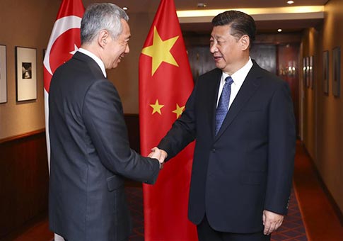 Xi pide entendimiento mutuo con Singapur sobre intereses fundamentales y principales preocupaciones