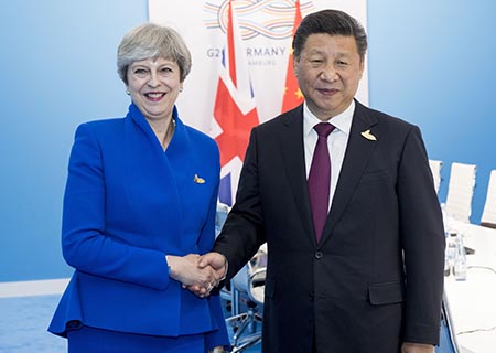 Presidente chino desea desarrollo más estable y rápido de relaciones con Reino Unido