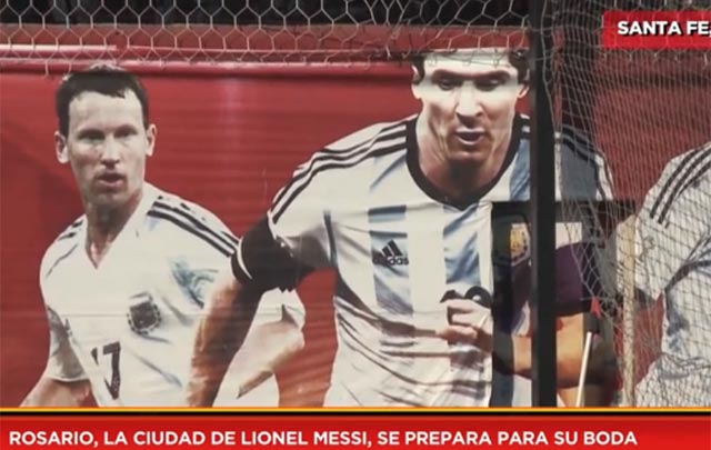 Rosario, la cuidad de Lionel Messi, se prepara para su boda