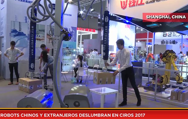Robots chinos y extranjeros deslumbran en CIROS 2017