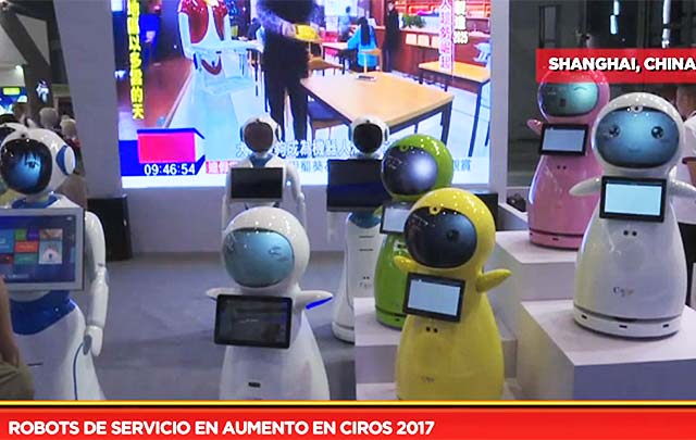Robots de servicio en aumento en CIROS 2017