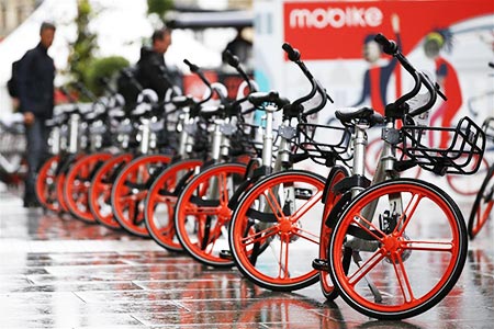 Plataforma china de uso compartido de bicicletas lanza servicio en Londres
