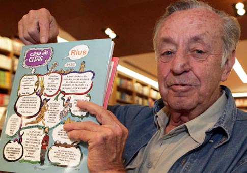 Fallece destacado caricaturista  "Rius"  a los 83 años, referente cultural en México