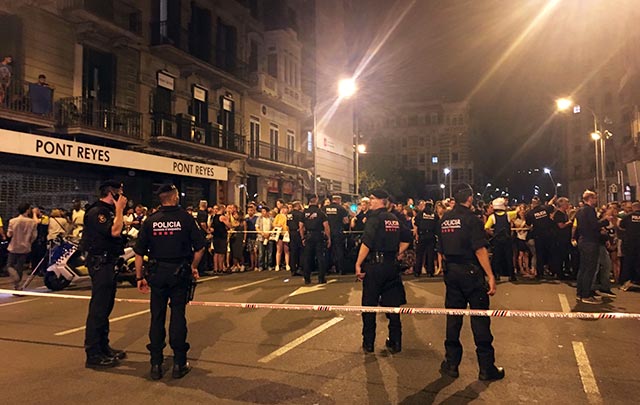 Ataque terrorista en Barcelona