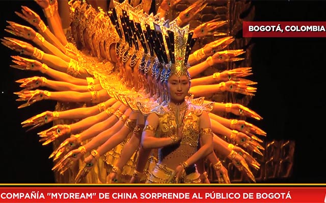Compañía "Mydream" de China sorprende al público de Bogotá