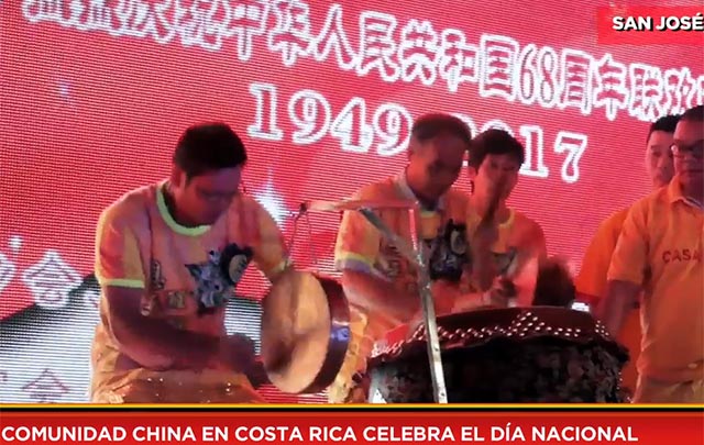 Comunidad china en Costa Rica celebra el Día Nacional