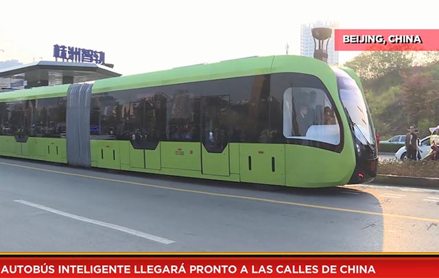 Autobús inteligente llegará pronto a las calles de China
