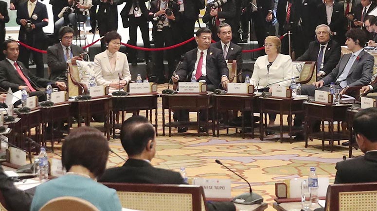 Presidente chino pide cooperación entre APEC y Asean