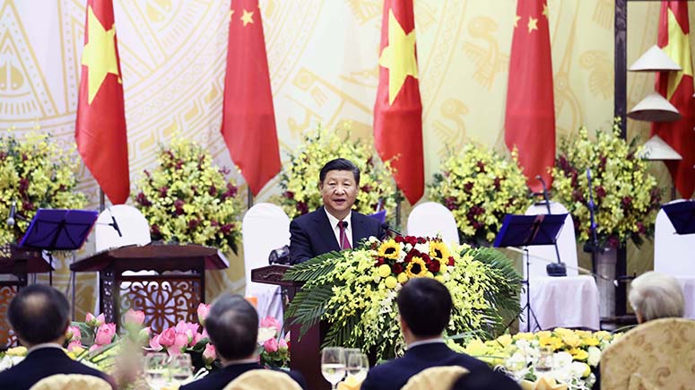 Xi pide impulsar lazos entre China y Vietnam