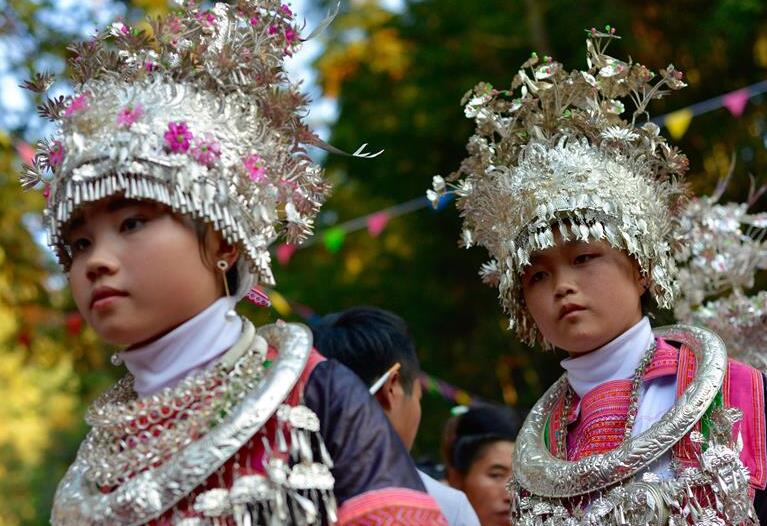 Festival tradicional del grupo étnico Miao en Guizhou