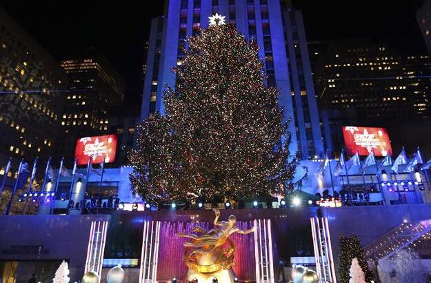 La 85 Ceremonia de Iluminación del Arbol de Navidad en Nueva York