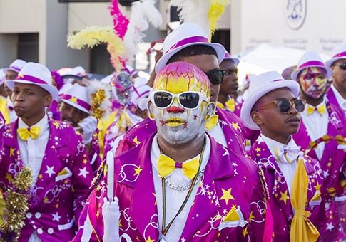 Sudáfrica: Desfile Minstrel en Ciudad del Cabo