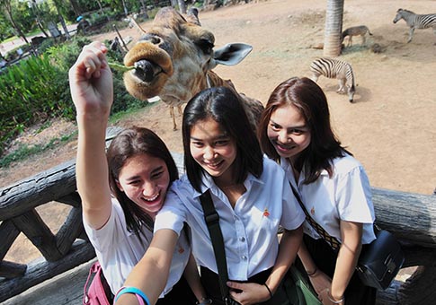 Zoológico de Dusit en Bangkok, Tailandia