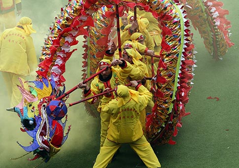 Guizhou: Danza de Dragón de grupo étnico Gelao
