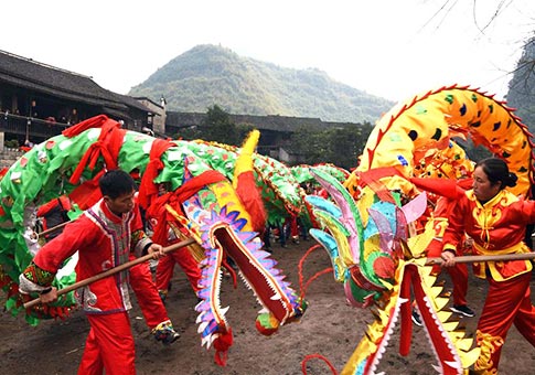 Guizhou: Festival cultural de arte de la danza del dragón