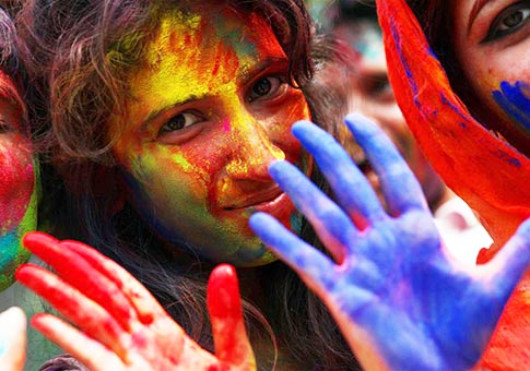 Festival de los colores en Dhaka, Bangladesh