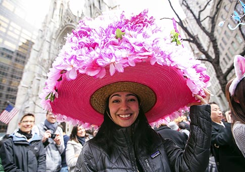 EEUU: Desfile de Sombreros de Pascua en Nueva York