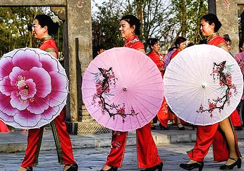 Desfile de Qipao en Shaanxi