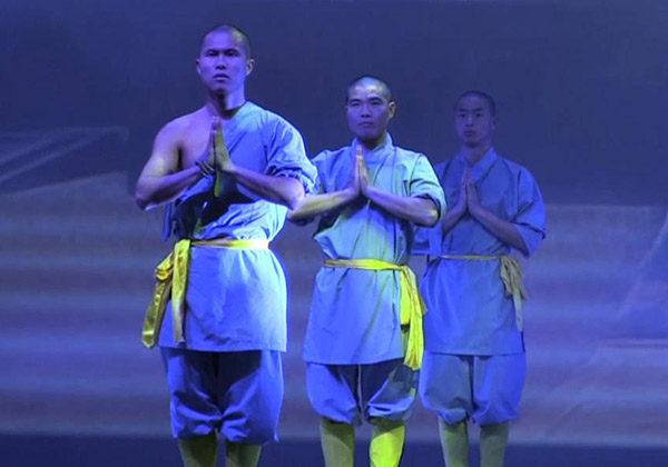Monjes chinos de ‘Shaolin’ dan espectáculo de Kung Fu