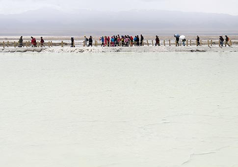 Qinghai: Lago Salado de Caka