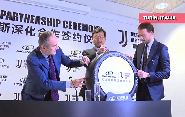Juventus firma acuerdo con llantera china Linglong