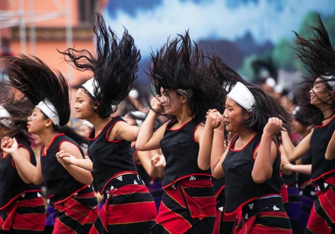 Yunnan: Carnaval "Monihei" en condado de Cangyuan