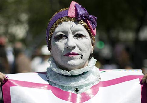 La VII Marcha por la Dignidad Nacional "Madres buscando a sus hijos, hijas, verdad y justicia" en México