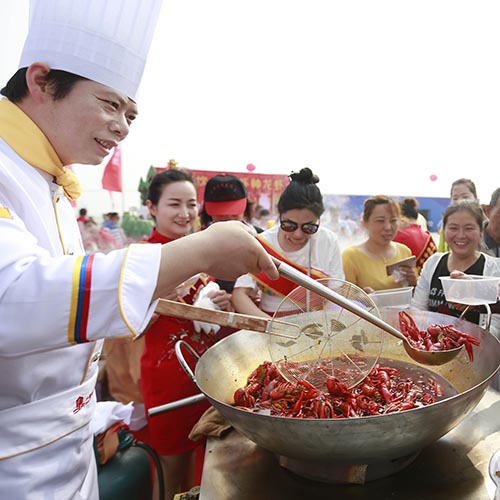 Jiangsu: Condado de Xuyi, famoso por su industria del cangrejo de río