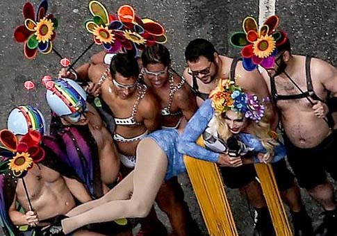 Desfile del Orgullo Gay en Brasil
