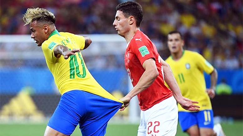 (Rusia 2018) Suiza se mantiene firme y logra empate 1-1 con Brasil