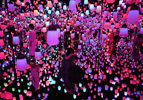 Japón:Instalaciones digitales del Museo Mori Building de Arte Digital en Tokio