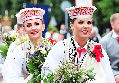 Celebración de la Canción y la Danza en Letonia