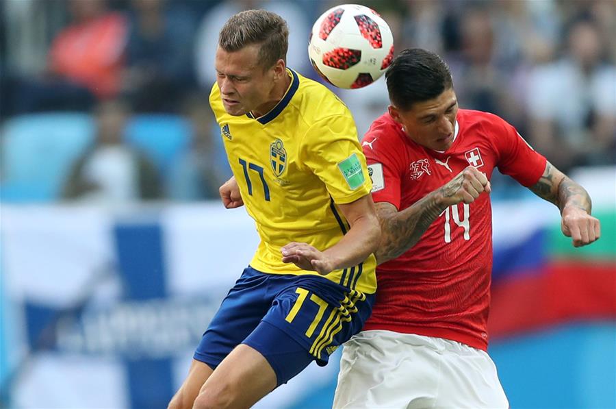 Rusia 2018: Suecia elimina a Suiza y clasifica a cuartos de final del Mundial
