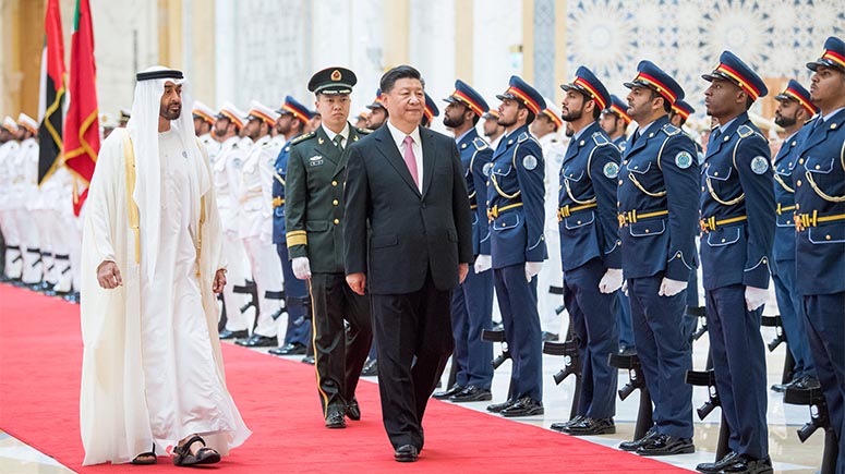 EAU celebra gran ceremonia de bienvenida con motivo de visita de Estado de Xi Jinping