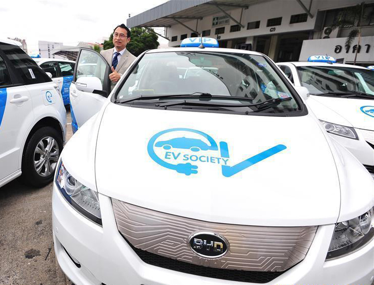 Taxis VIP de energía eléctrica entrará en servicio en Bangkok