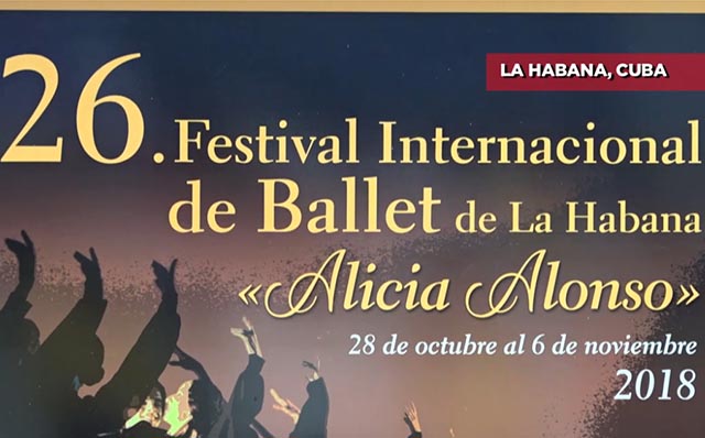 Se juntarán bailarines cubanos en el 26 Festival de Ballet de la Habana