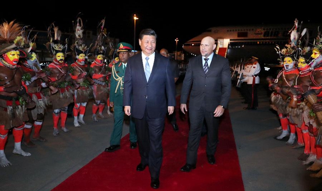 Presidente chino llega a Papúa Nueva Guinea para visita de Estado y reunión de APEC