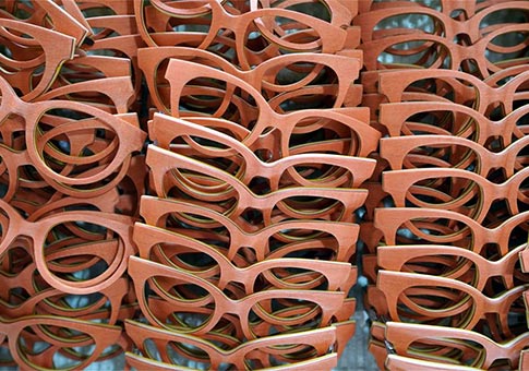 Jiangxi: Monturas de gafas de bambú llegan a los mercados extranjeros