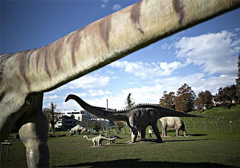 Mundo de los Dinosaurios en Suiza